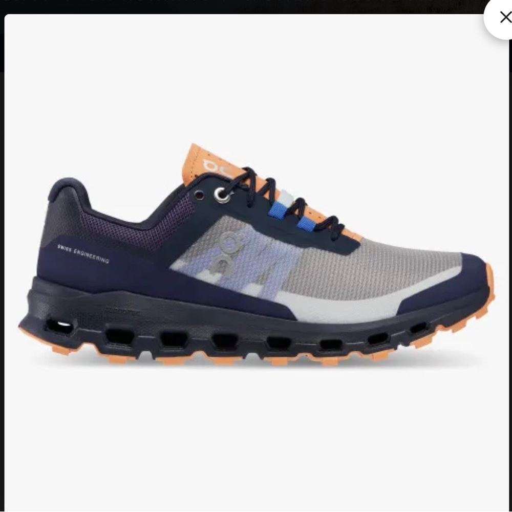 On Running WOMENS CLOUDVISTA Midnight/ Copper Sneakers